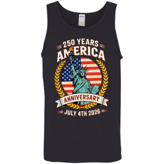 Lady Liberty America 250 - Men's Tank - Vibe250 - 5 Colors
