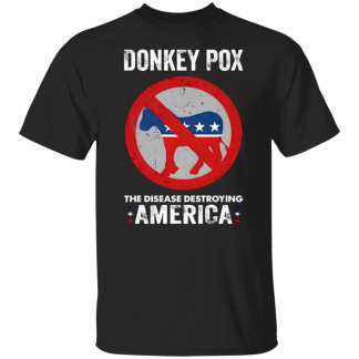 DONKEY POX : The Disease Destroying America - Men's Cotton Tee - 7 Colors