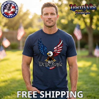 Freedom Eagle We The People Gildan Men's T-Shirt