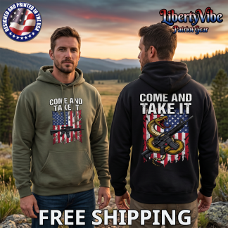 Come And Take It 2A Double Side Design Men's Gildan Pullover Hoodie