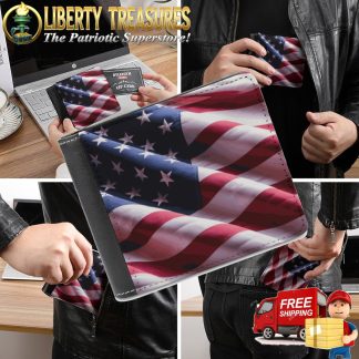 American Flag Men's Premium PU Leather Wallet