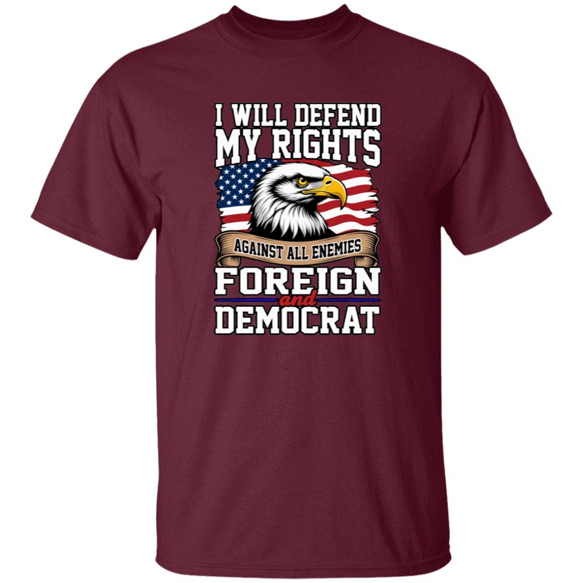 Defend My Rights Against All Enemies Gildan Men's T-Shirt - Image 3