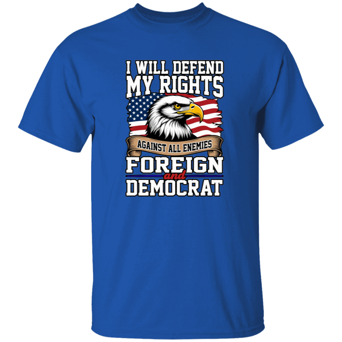Defend My Rights Against All Enemies Gildan Men's T-Shirt - Image 5