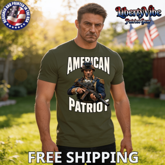 American Patriot Tactical George Washington Men's Gildan T-Shirt
