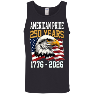 American Pride 250 Years Men's Patriotic Gildan Tank Top