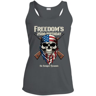 Freedom's 250th Birthday Sport-Tek Ladies Performance Racerback Tank
