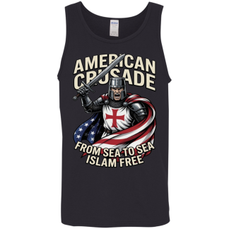 American Crusade From Sea To Sea Men's Gildan Tank Top