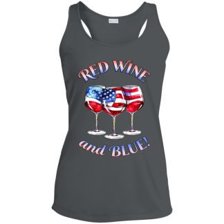 Red Wine and Blue Sport-Tek Ladies Racerback Tank
