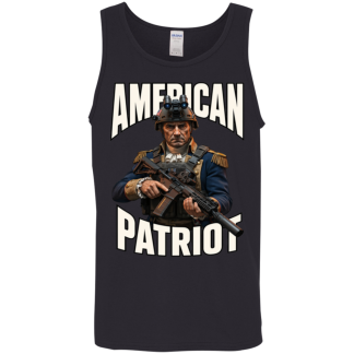American Patriot Tactical George Washington Men's Gildan Cotton Tank Top