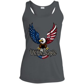 We The people Freedom Eagle Sport-Tek Ladies Racerback Tank